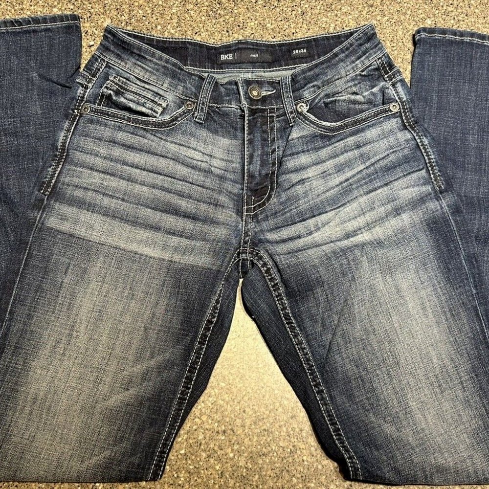 Buckle BKE Men's Jake Straight Leg Stretch Jeans - 28x34 (PA024)